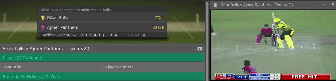 More Cricket Betting News