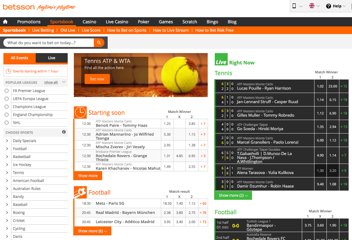 Betsson Review Betsson Review
