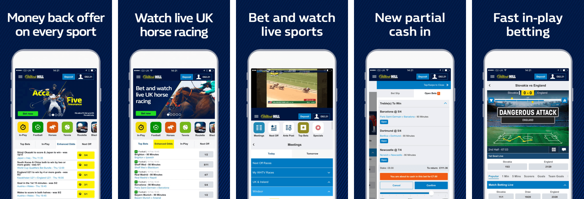 Sport offer. Betting apps. Беттинг приложение. William Hill Sports betting app Android.