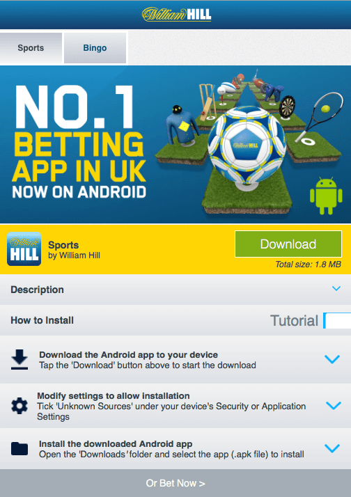william hill sports betting app review