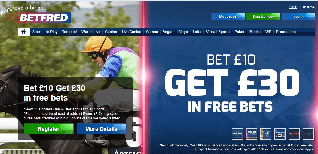 betfred 10 for 30 main