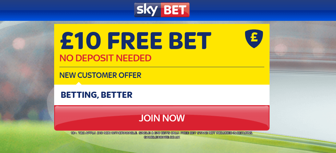 sky bet promo code existing customers 2019