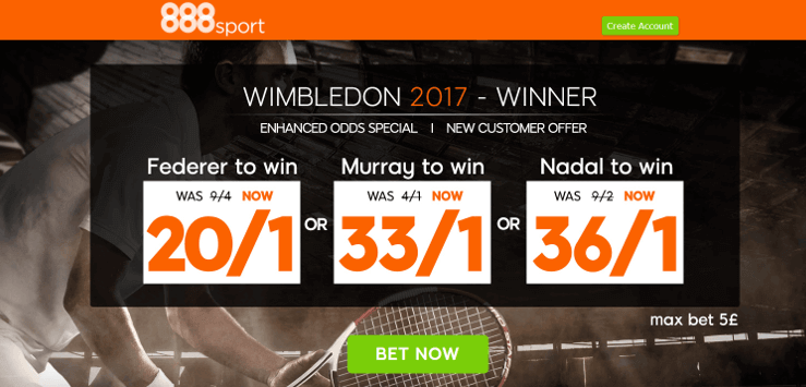 888Sport Wimbledon 2017
