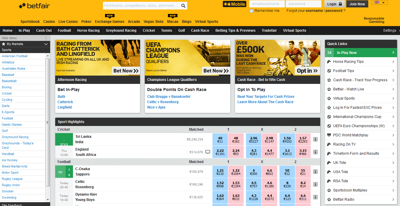 back and lay betting betfair cricket