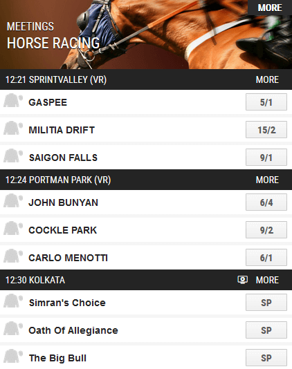 Ladbrokes Horse Racing Odds