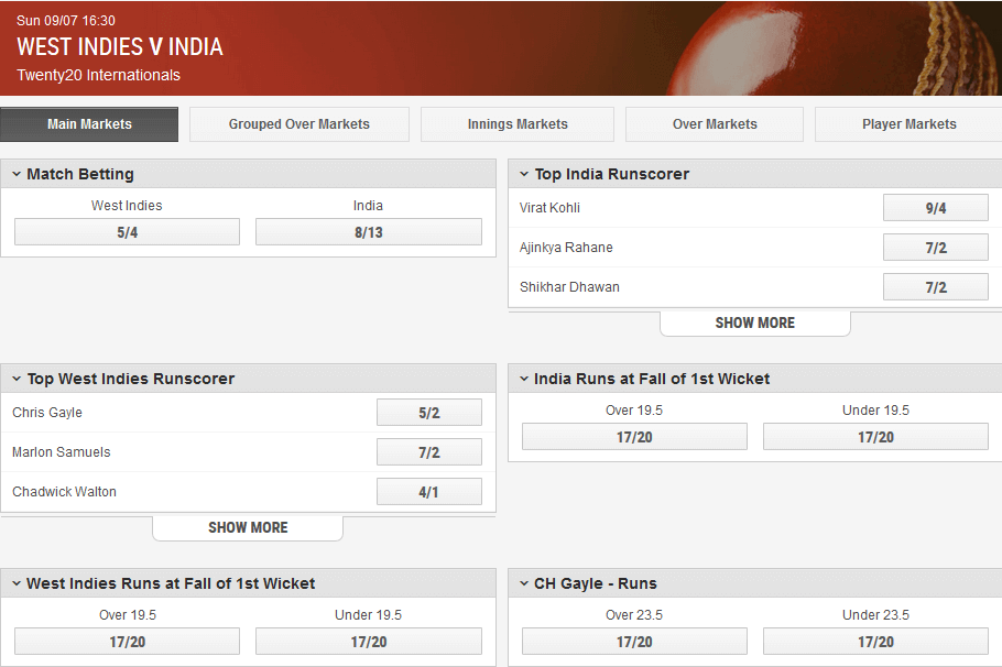 Ladbrokes T20