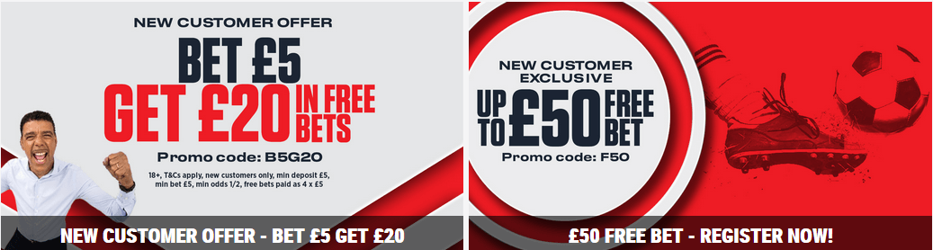 Ladbrokes freebet offer