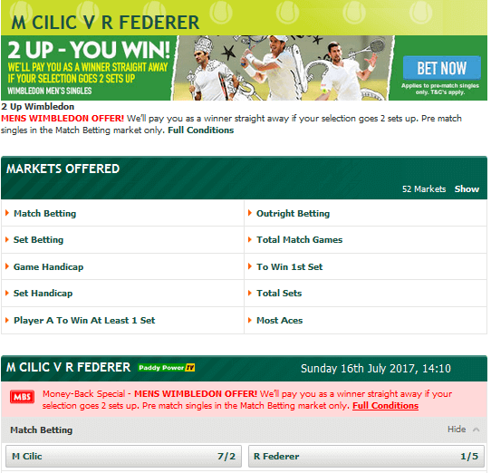 Paddy Power 2up