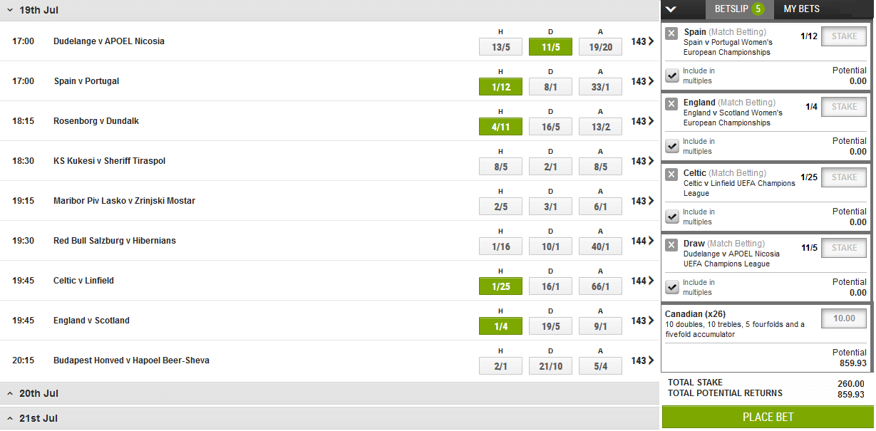 Systembet Ladbrokes