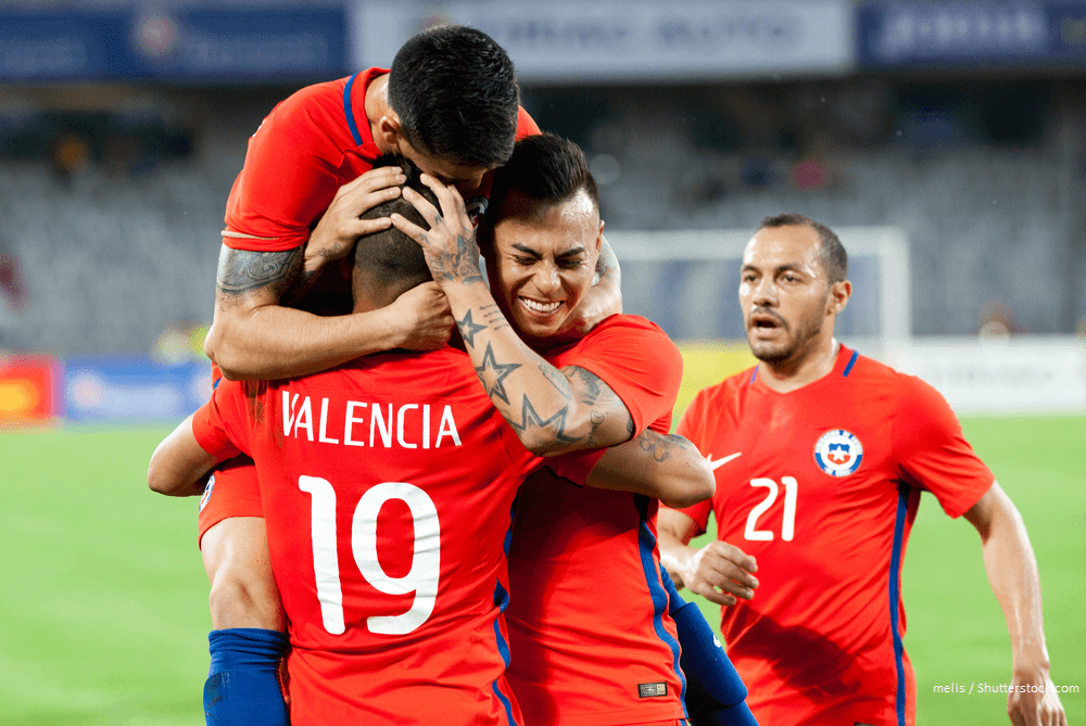 Chile's players