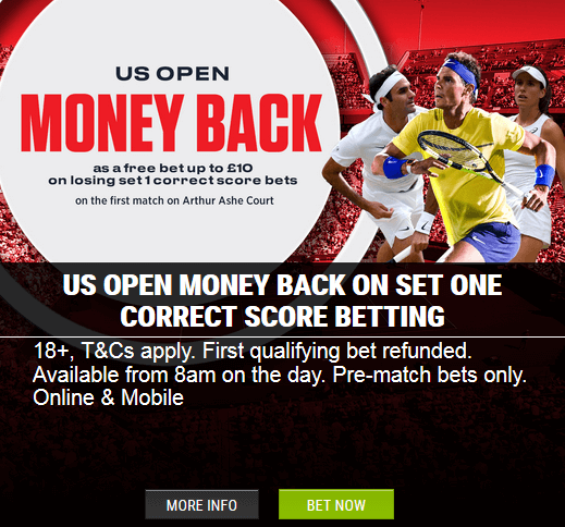 Ladbrokes US Open Offer Detail