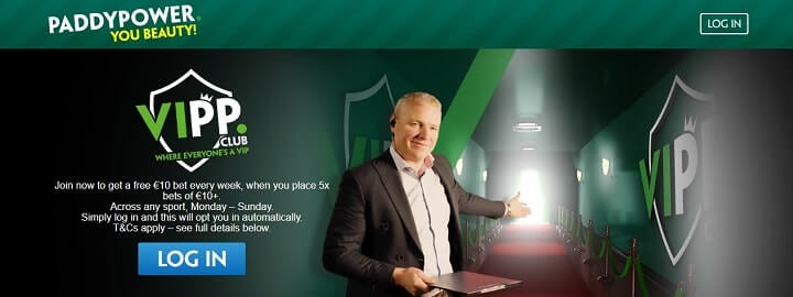 PaddyPower VIPP offer
