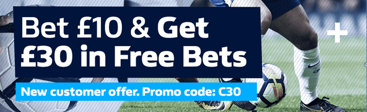 william hill new offer bet 10 get 30