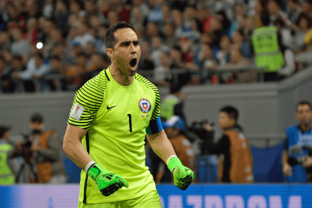 Goalkeeper Claudio Bravo Goalkeeper Claudio Bravo