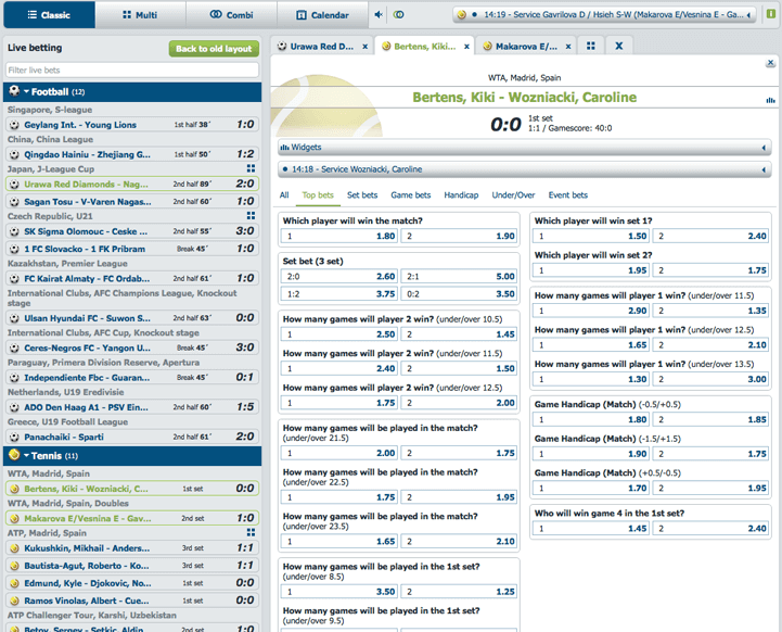 Bet-at-Home Live Betting