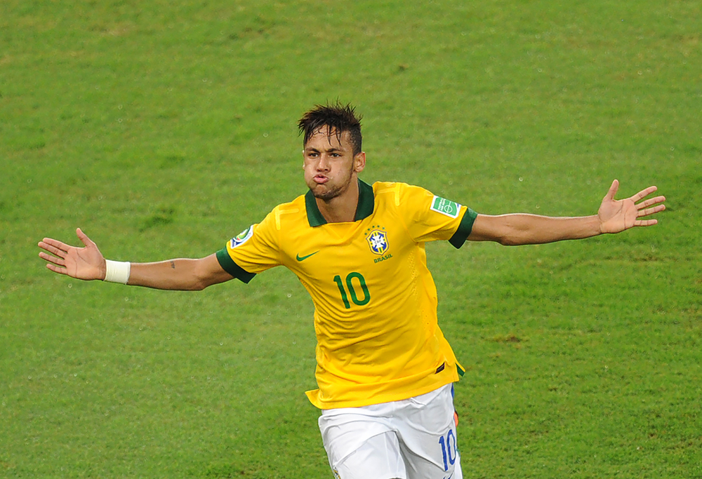 Brazilian soccer player Neymar