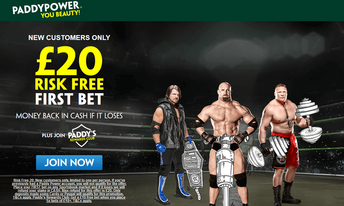 PaddyPower Free Bet