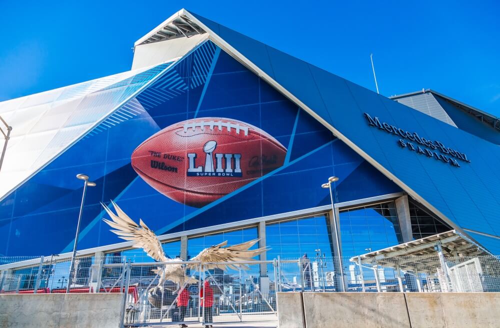 Superbowl LIII will be played at Atlanta's Mercedes-Benz Stadium