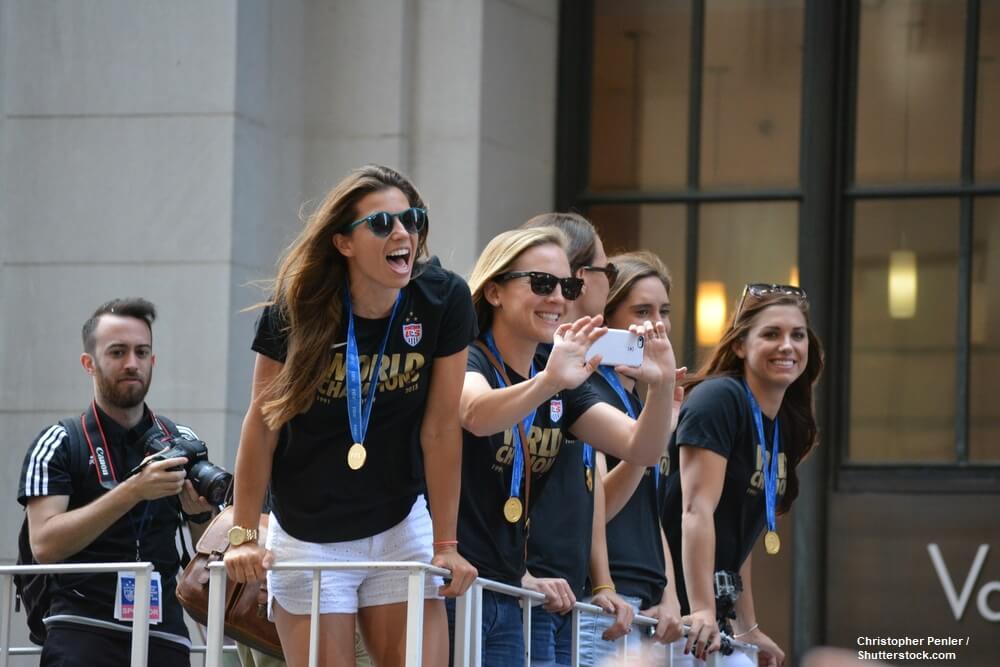 Members of the Women's World Cup