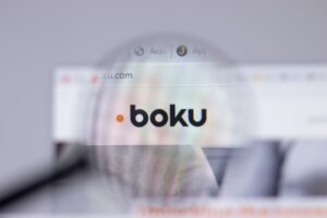 New,York,,Usa, ,26,April,2021:,Boku,Logo,Close up