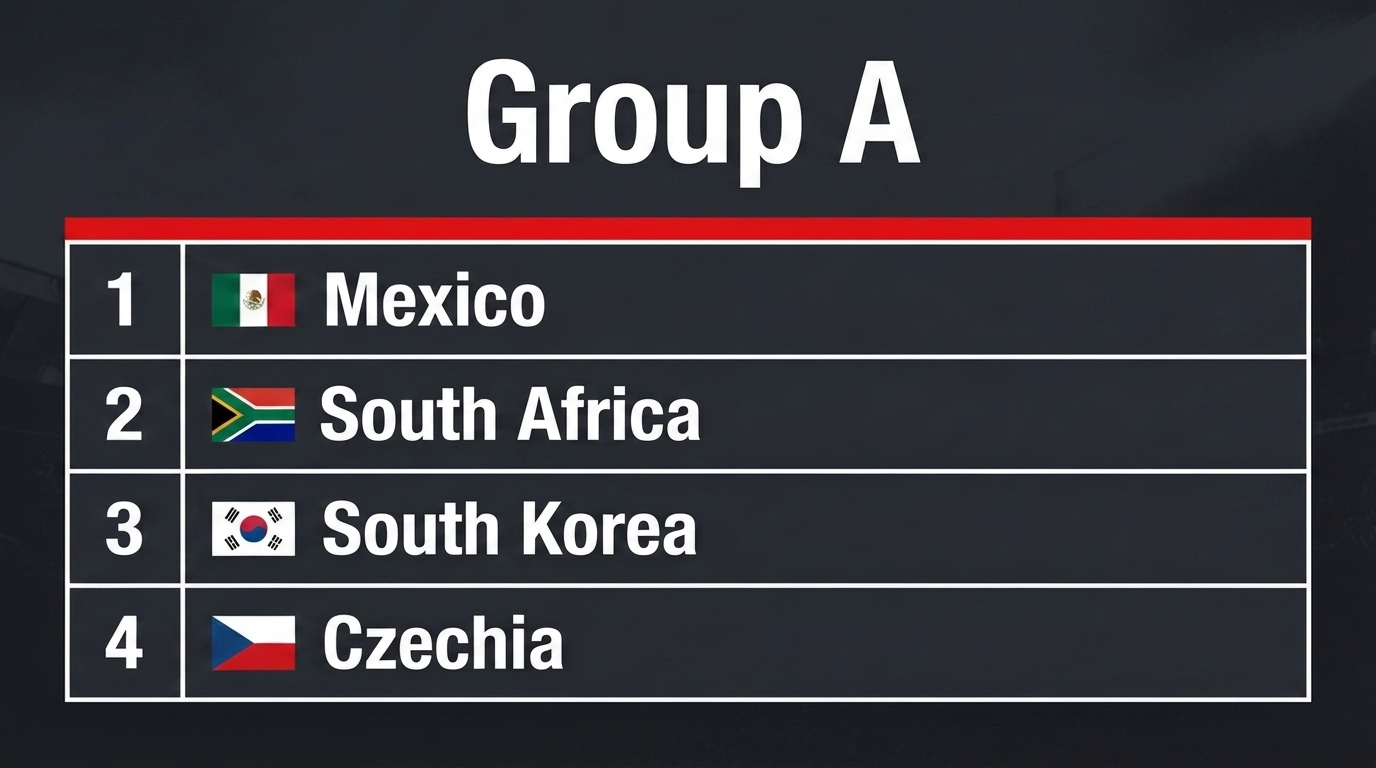 World Cup 2026 Group A