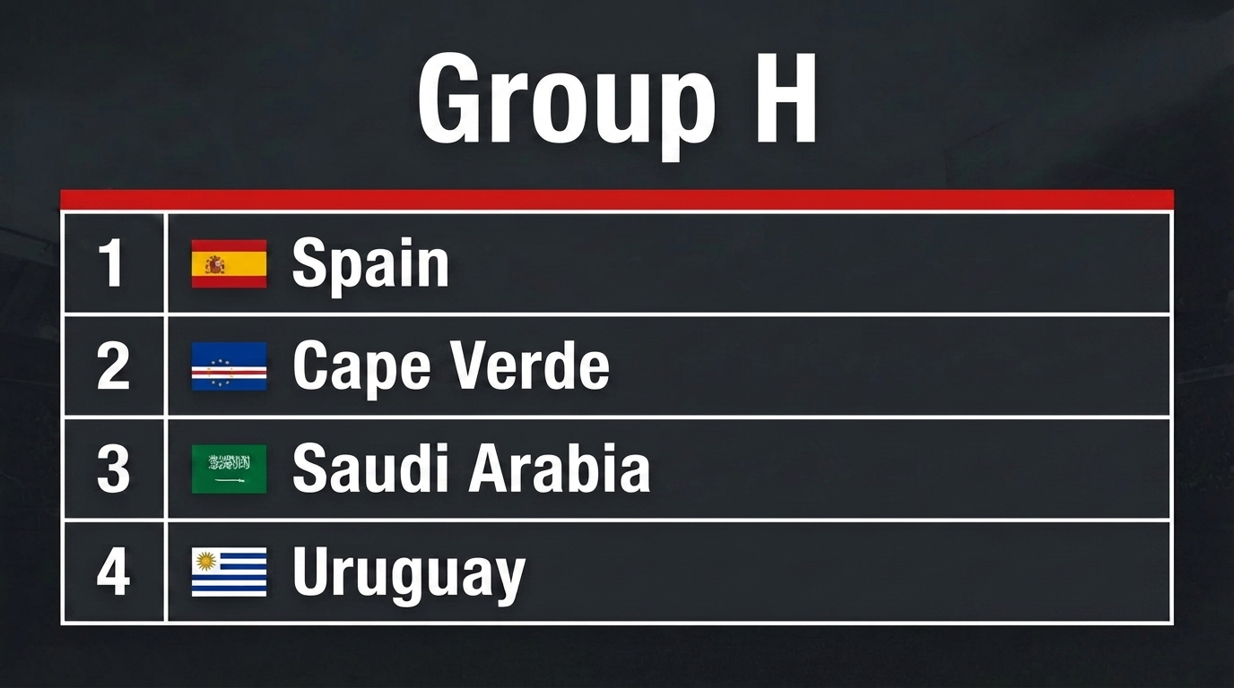 World Cup 2026 Group H