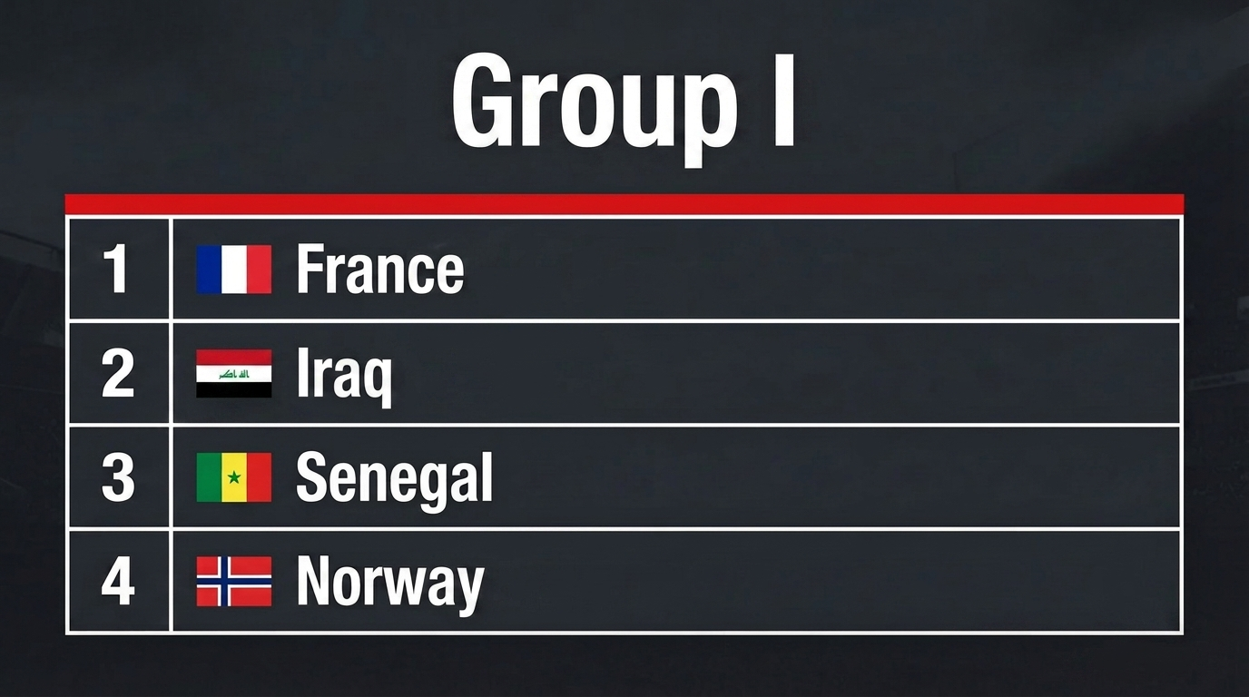 World Cup 2026 Group I