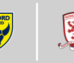 Oxford United F.C. vs Middlesbrough F.C.